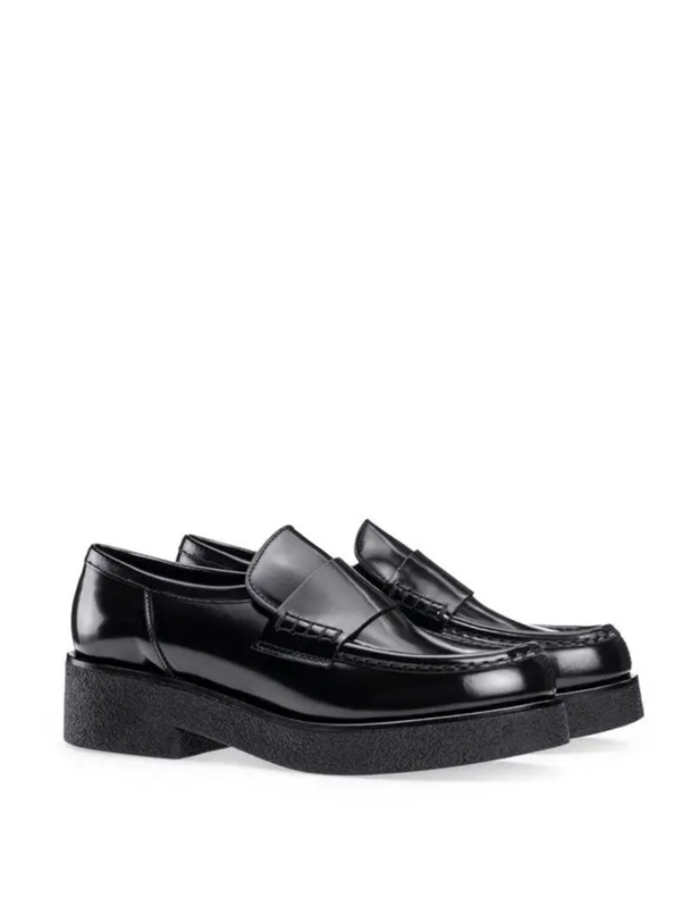 KOIO Black Glossy Leather Bari Loafer size Women’s 30 EU / 7.5-8 US